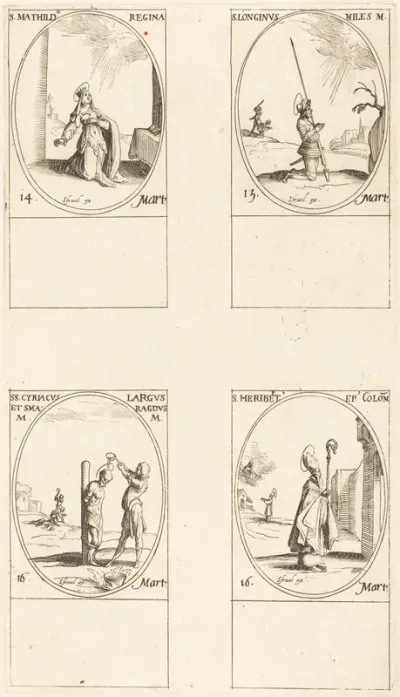 St. Matilda; St. Longinus; St. Cyriacus; St. Heribert