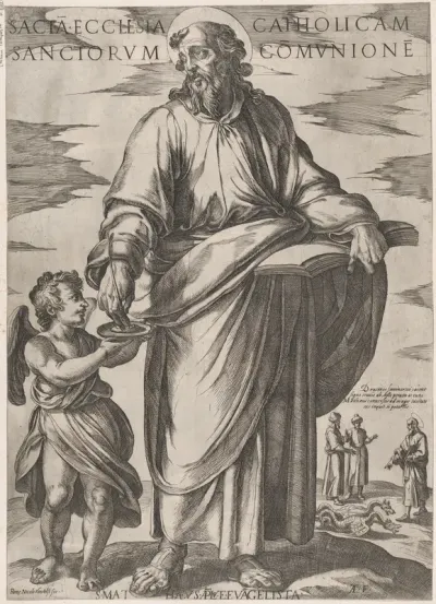 St. Matthew, from "Christ, Mary, and the Apostles"