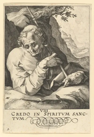 St. Matthew, from "Christ, the Apostles and St. Paul with the Creed"