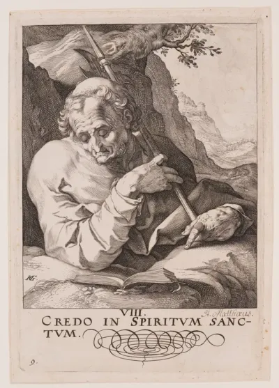 St Matthew, from Christ, the Apostles and St Paul with the Creed