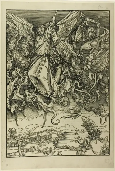 St. Michael Fighting the Dragon, from The Apocalypse