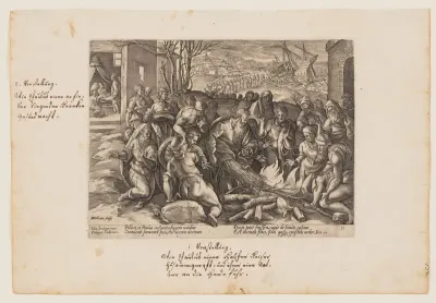 St Paul Bitten by the Viper, from Acta Apostolorum (The Acts of the Apostles)