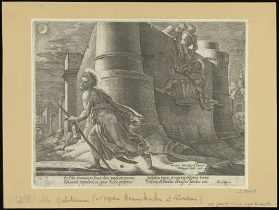 St Paul Escaping from Damascus by Night
