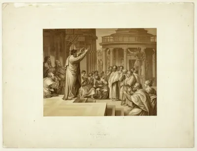St. Paul Preaching at Athens, from The Raphael Cartoons