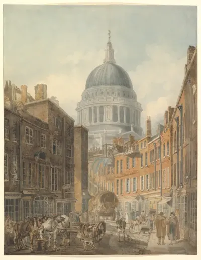 St. Paul's Cathedral, from St. Martin's-le-Grand
