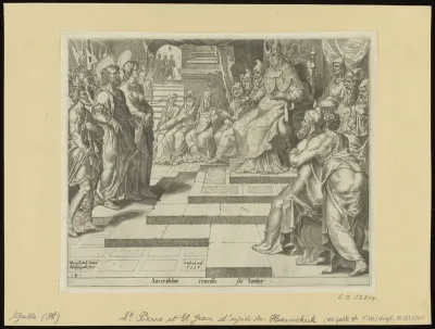 St Peter and St John Before the High Priest and The Council