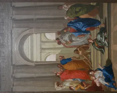 St. Peter and St. John Healing the Paralytic at the Entrance to the Temple of Jerusalem