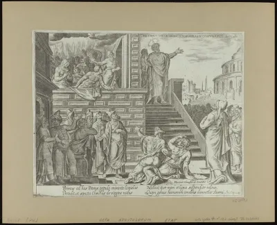 St Peter Preaching In Jerusalem