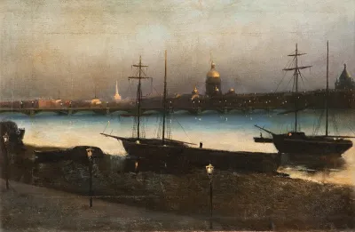 St.Petersburg at night