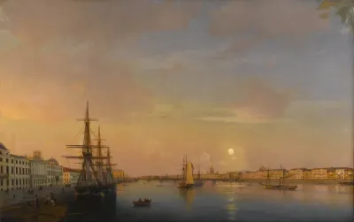 St. Petersburg - Galleon on the docks