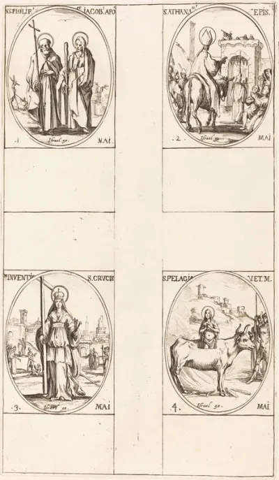 St. Philip and James the Less, Apostles; St. Anthanasius; The Invention of the Cross; St. Pelagia