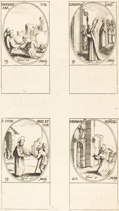 St. Potentiana; St. Dunstan; St. Yvo; St. Bernardinus of Siena