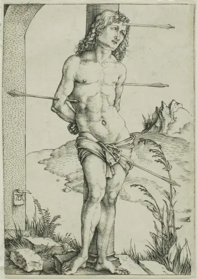 St. Sebastian Bound to the Column