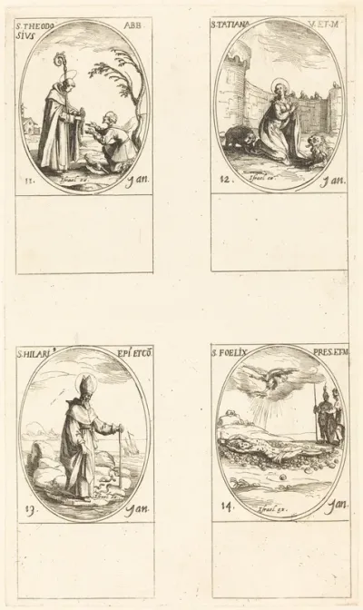 St. Theodosius; St. Tatiana; St. Hilary; St. Felix