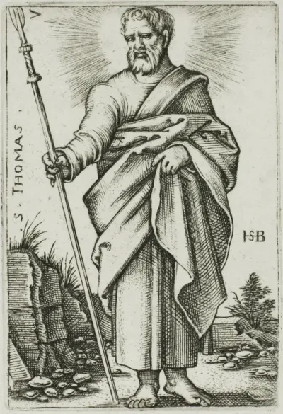 St. Thomas, plate 7 from The Twelve Apostles