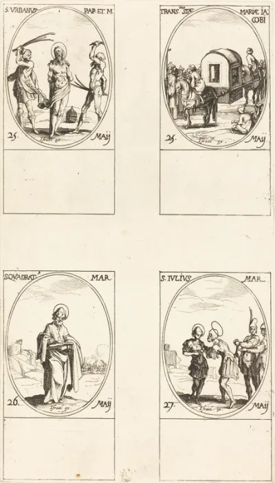 St. Urban; The Translation of St. Mary of James; St. Quadrat; St. Julius