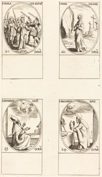 St. Ursula and Companions; St. Mary Salome; St. Severinus; St. Maglorius