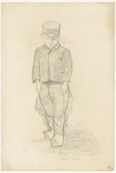 Staand jongetje