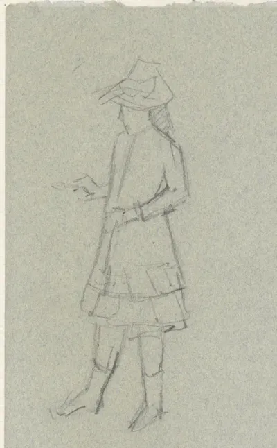 Staand meisje