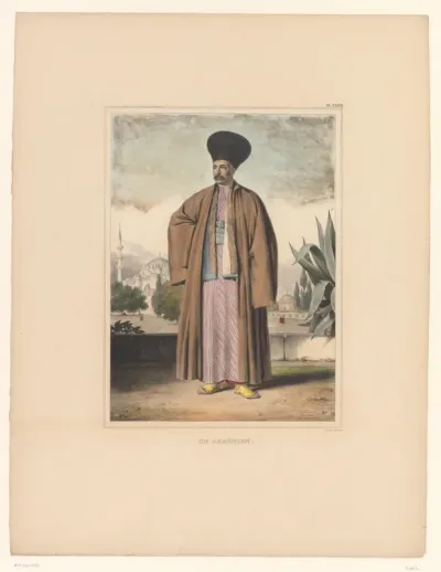 Staande Armeense man
