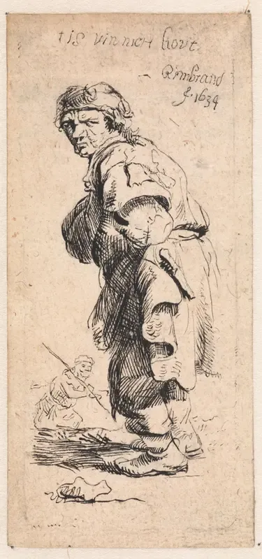 Staande boer