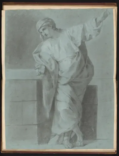 Staande mannelijke figuur