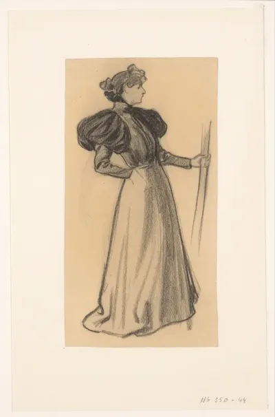 Staande vrouw