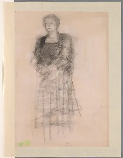 Staande vrouw