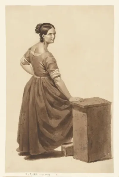 Staande vrouw