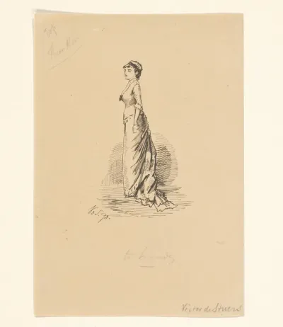 Staande vrouw