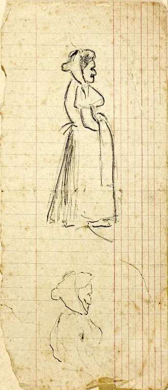 Staande vrouw