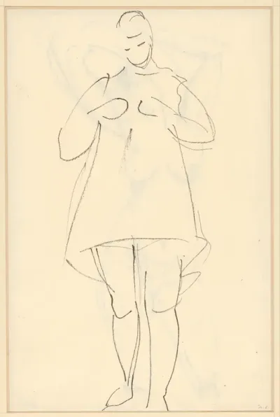 Staande vrouw