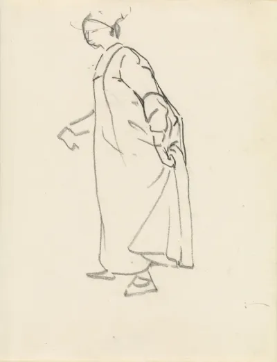 Staande vrouw
