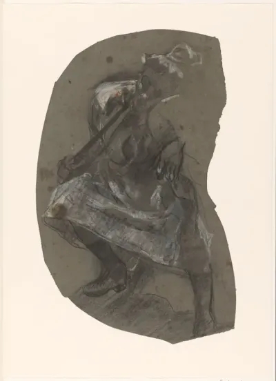 Staande vrouwefiguur