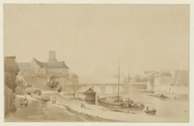 Stad aan een rivier