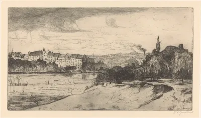 Stad aan een rivier