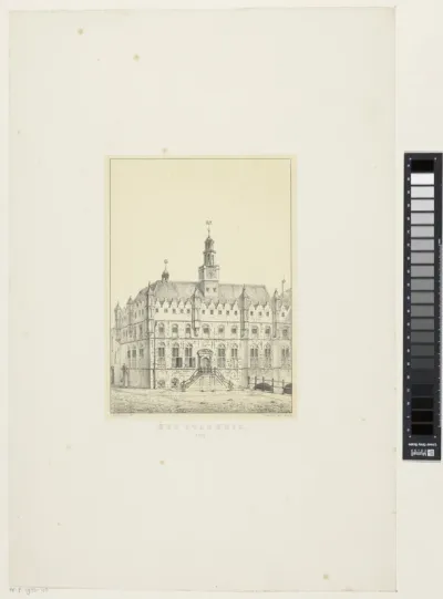 Stadhuis in Dordrecht in 1783