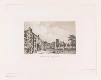 Stadsgezicht in de achttiende eeuw