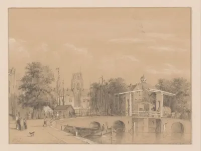 Stadsgezicht in Rotterdam