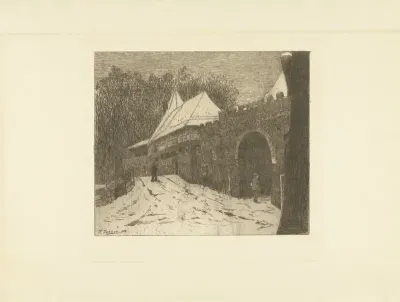 Stadsgezicht met Koppelpoort te Amersfoort