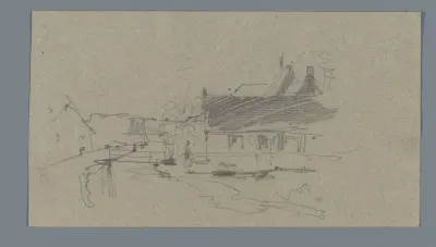 Stadsgezicht, mogelijk Gorinchem