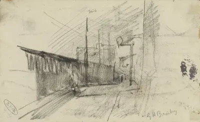 Stadsgezicht, mogelijk in Den Haag