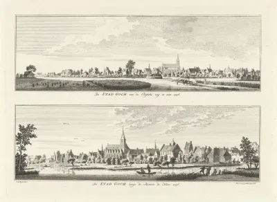 Stadsgezichten te Goch, 1746