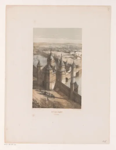 Stadspoort in de dertiende eeuw