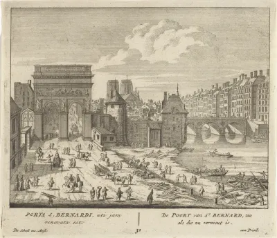 Stadspoort St. Bernard te Parijs