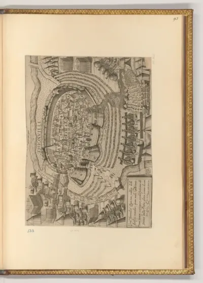 Stadtplan von Thonville in Frankreich