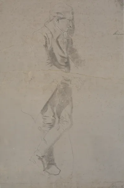 Stående herre med kostume fra ca. 1770. Struensee?
