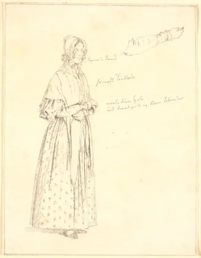 Stående kvinde