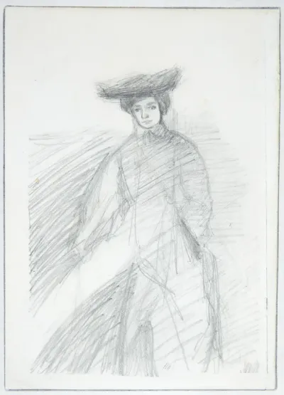 Stående kvinde, Gertrud Klamke