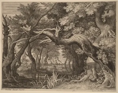 Stag Hunt near a Pool